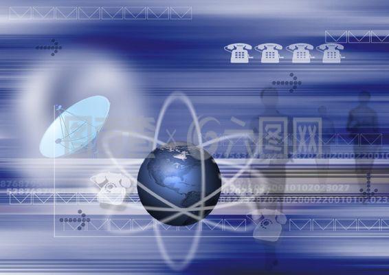 現代通信科技網站設計廣告創意地球科技篇